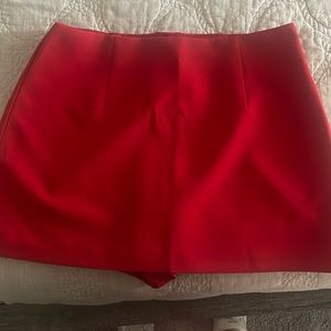 Red “Men’s wear” Skort